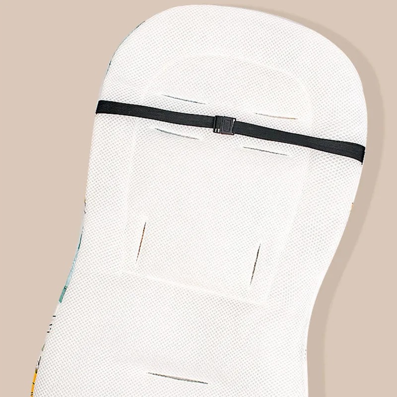 Cojín grueso de doble cara para asiento de cochecito de bebé, cojín Universal a prueba de golpes para asiento de cochecito, colchón con forro para insertar, verano e invierno - imagen 5