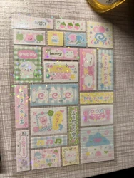 Pegatinas troqueladas de dibujos para álbumes y papelería infantil