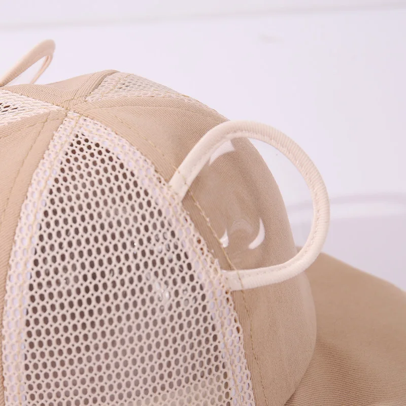 Sombrero de cubo para bebé de 1 a 3 años para niño y niña, sombrero de verano transpirable hueco para niños pequeños, sombrero de sombrilla para niño y niña, sombrero de pescador de malla de viaje suave - imagen 3