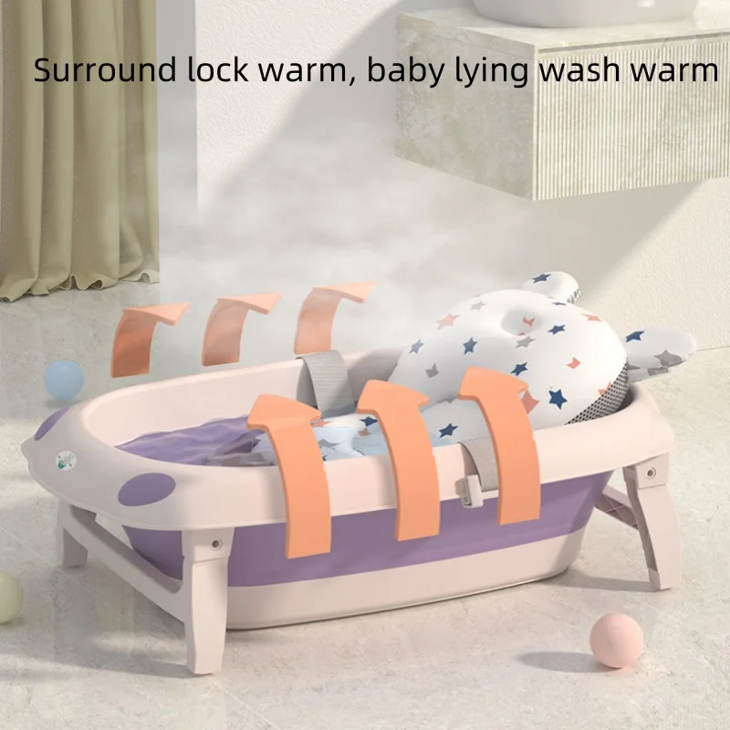 Bañera plegable para bebé de polipropileno portátil - imagen 2