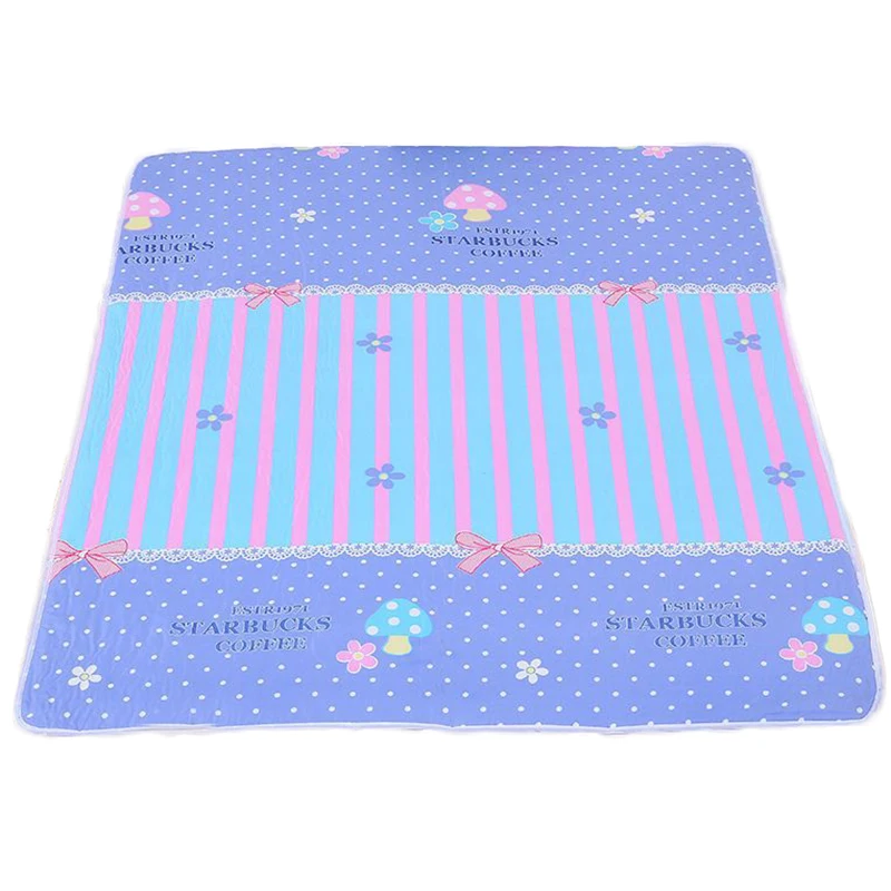 Alfombrilla para cambiar orina de bebé, Sábana de cuna impermeable de algodón, reutilizable, almohadilla para cambiar pañales, cubierta lavable para cama de recién nacido, colchón para pañales - imagen 5