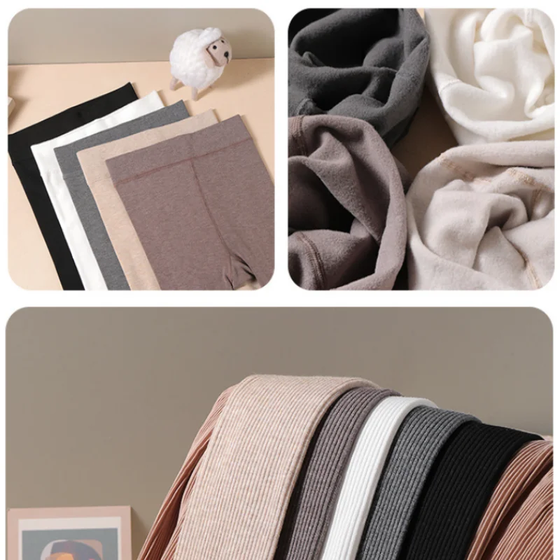 Mallas para niñas, pantimedias gruesas y cálidas de invierno para niños, medias de baile de felpa para mantener el calor, mallas para exteriores de 2 a 10 años - imagen 4