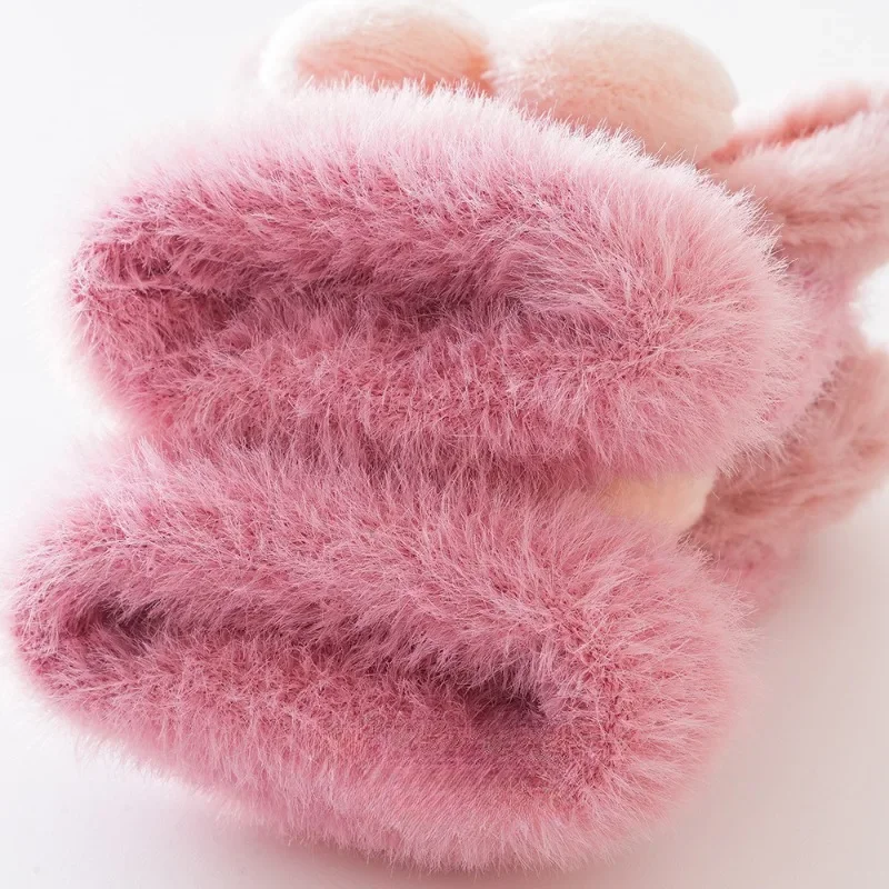 Calcetines antideslizantes de felpa para bebé con animalitos - imagen 5
