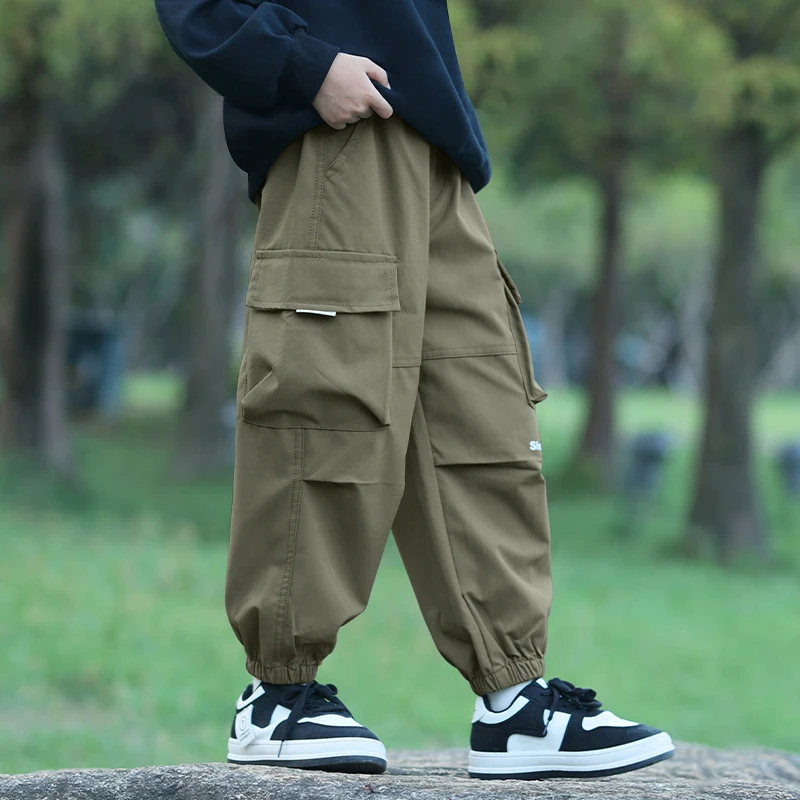 Pantalones cargo impermeables para niños y adolescentes – Primavera/Otoño - imagen 4