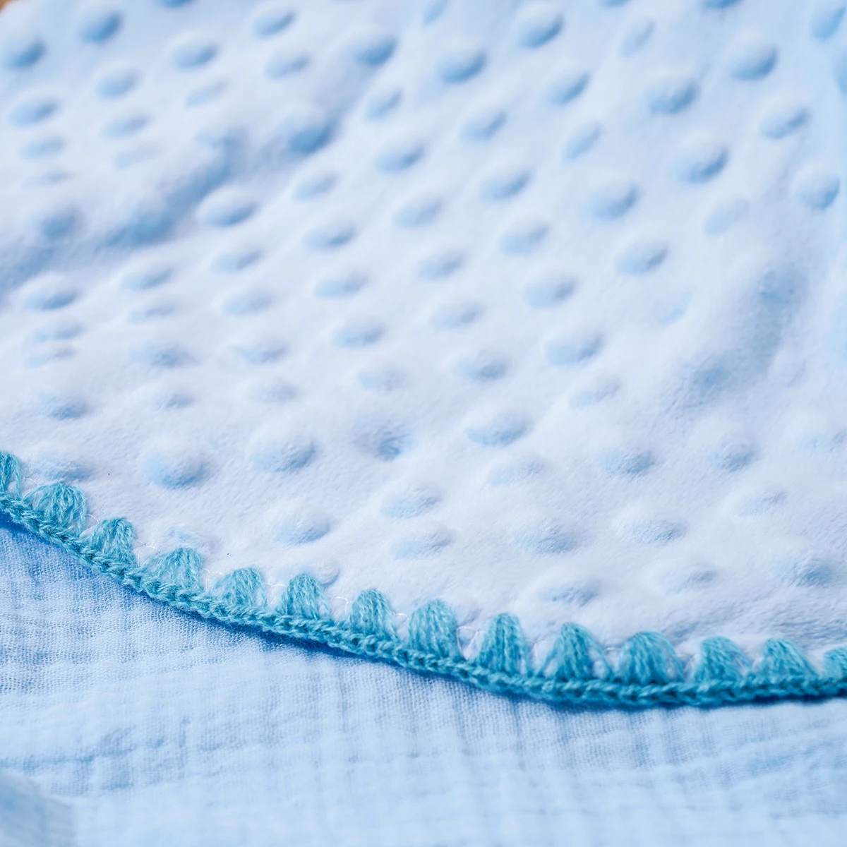 Manta de bebé textura suave para piel sensible