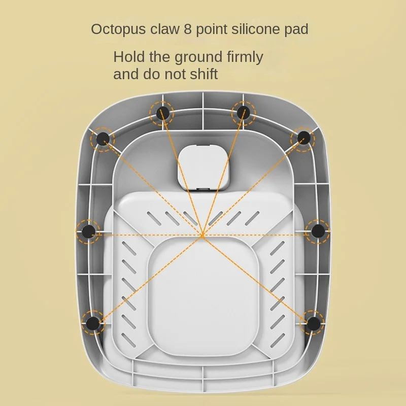 Estante de ducha para bebés y niños pequeños APS TPE, artefacto de ducha de pie para bebés, soporte de ducha para bañera, artefacto plegable para lavar el cabello y glúteos - imagen 4