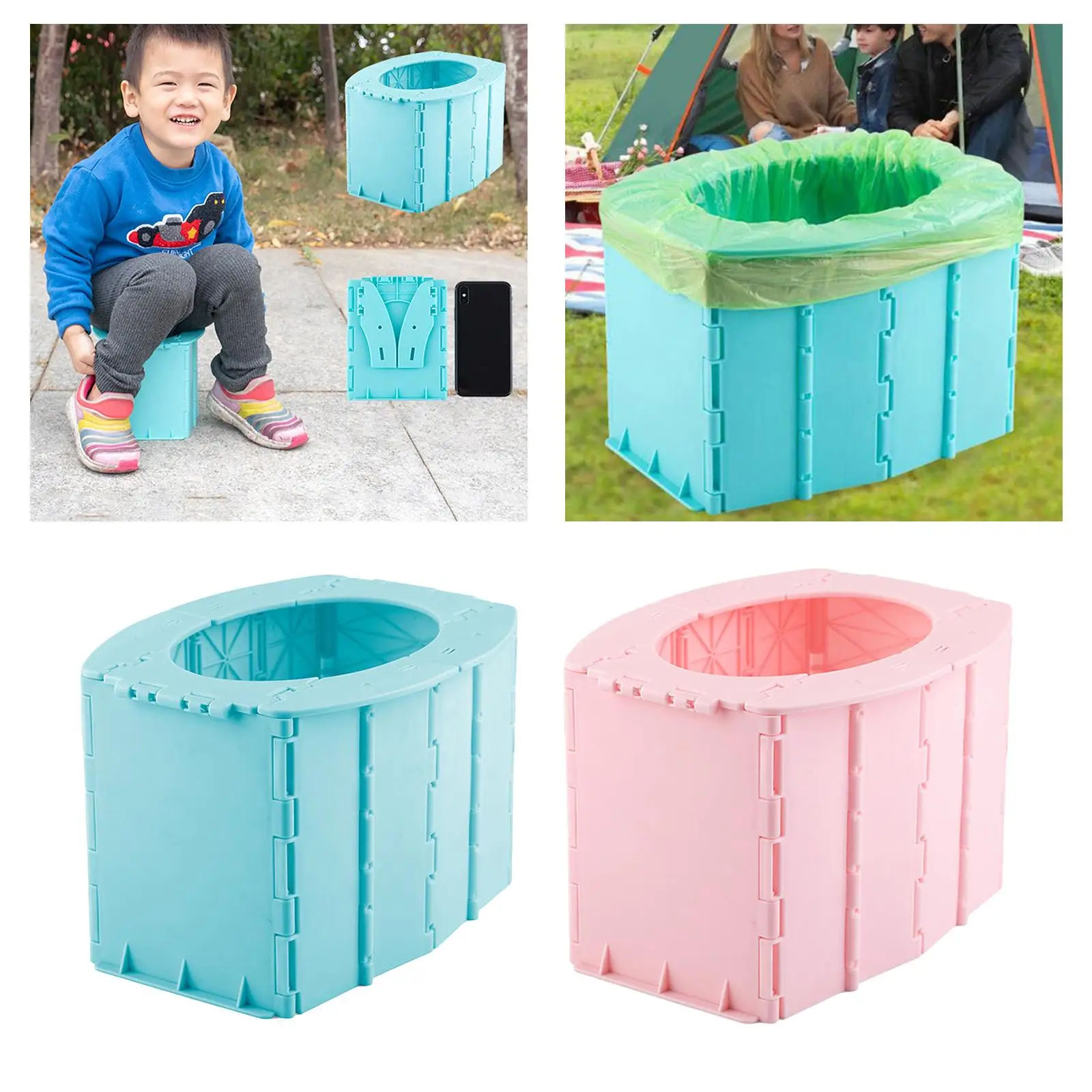 Asiento WC infantil plegable – Limpieza fácil para niños - imagen 3