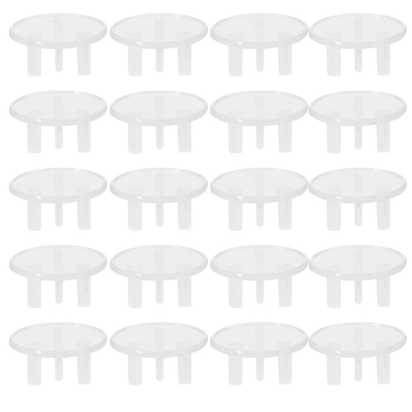 20 piezas cubiertas de salida a prueba de bebés, protectores de enchufe de toma de corriente de seguridad para niños, cubiertas de salida, tapa protectora de enchufe
