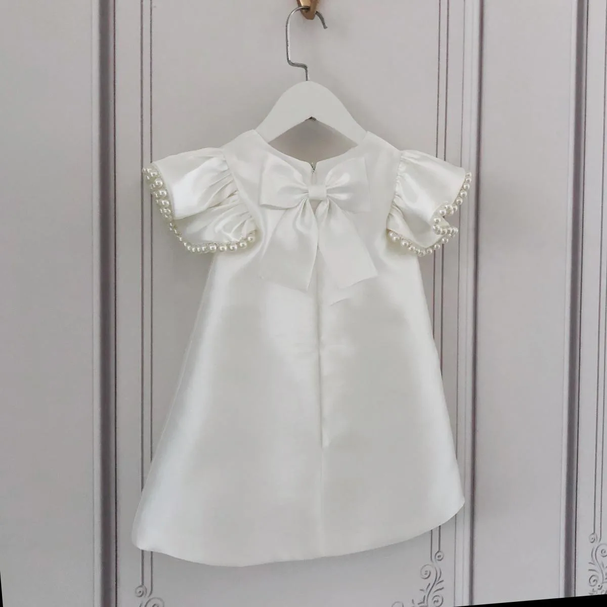 Vestido de niña de flores de fiesta de tul con tutú recto y espalda de encaje de Paisley para niña - imagen 4