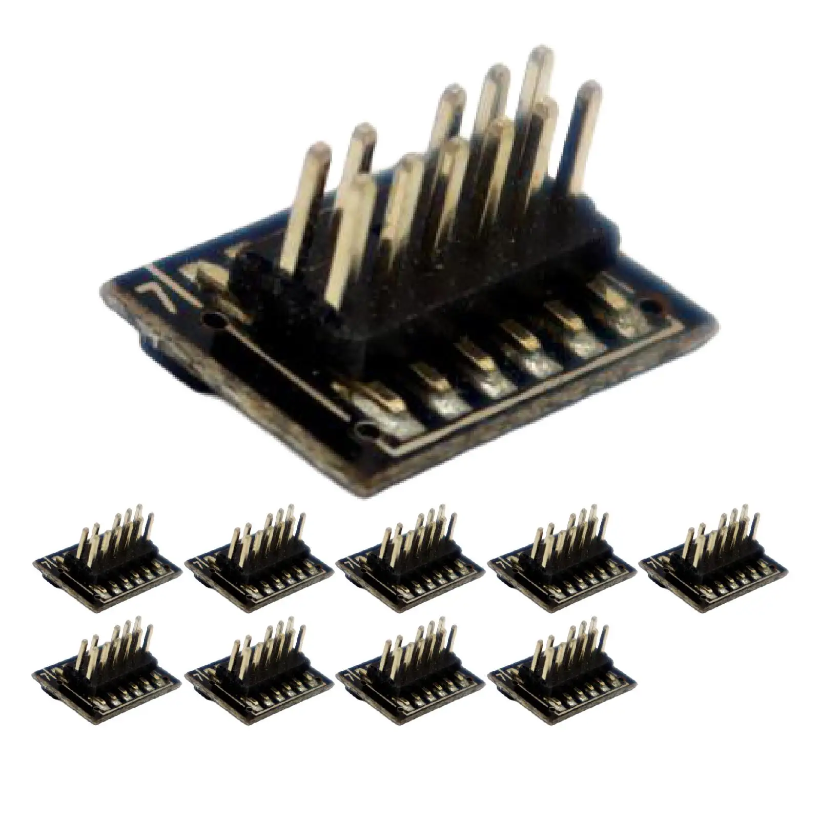 10x Electric Train DC Plug in Board Electric Train Parts Universal,Circuit Board Accessories,for 1/87 HO Scale Toys Hobbies