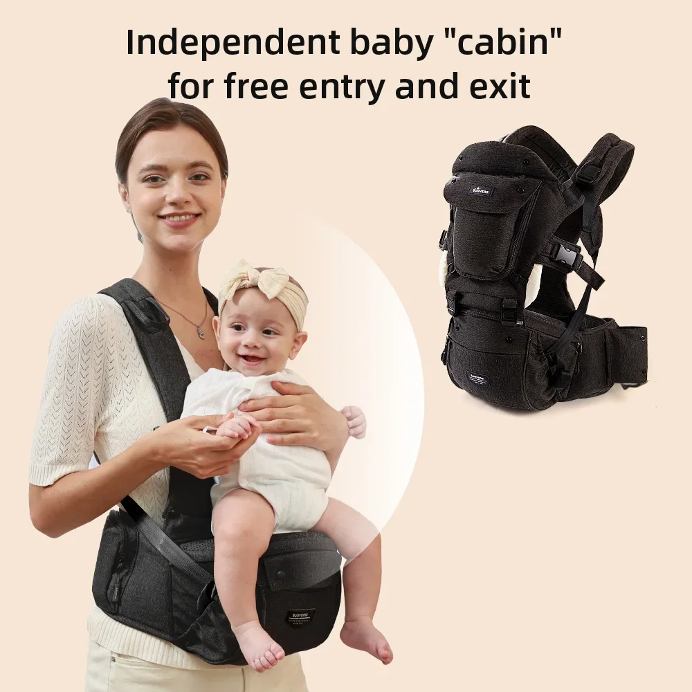 Sunveno Newbon portabebés ergonómico de cadera – Ideal para viajes - imagen 2