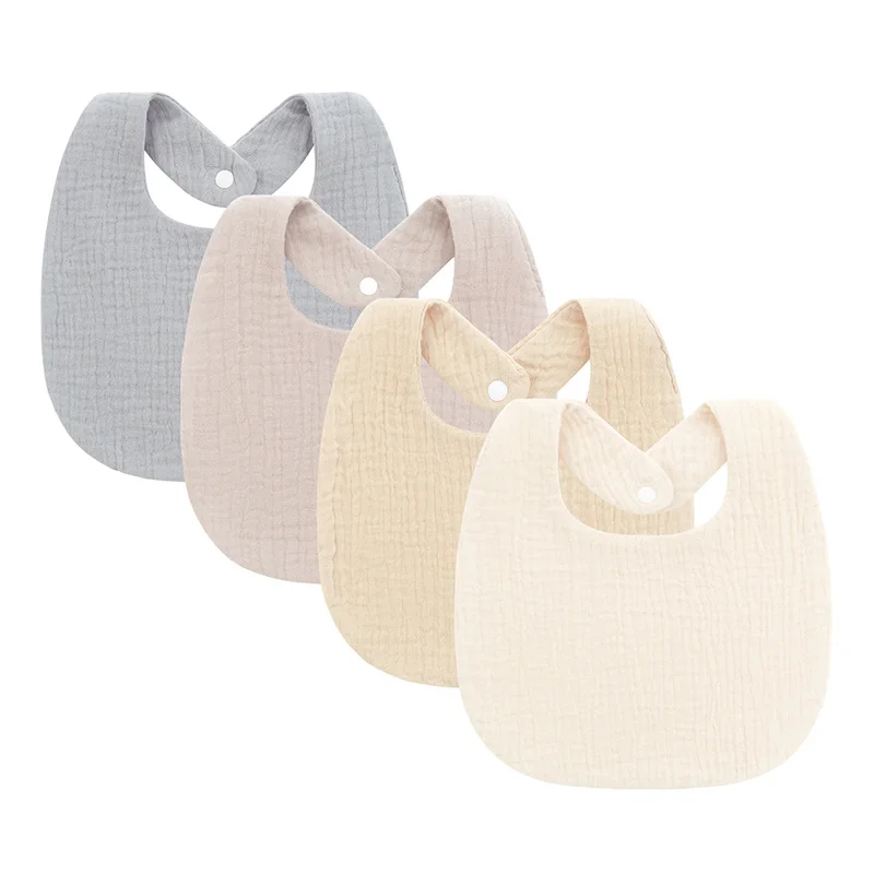 Baberos de muselina para bebe - Panos para eructar y algodon doble