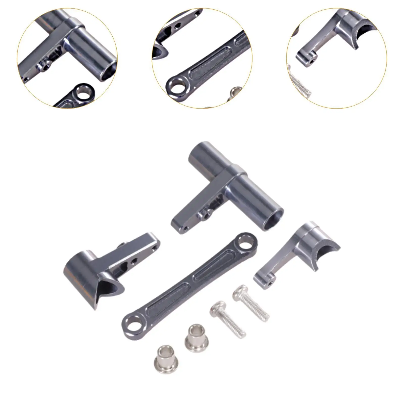 RC Car Steering Assembly RC Toy Accessories for Wltoys 104016 1/12 12401