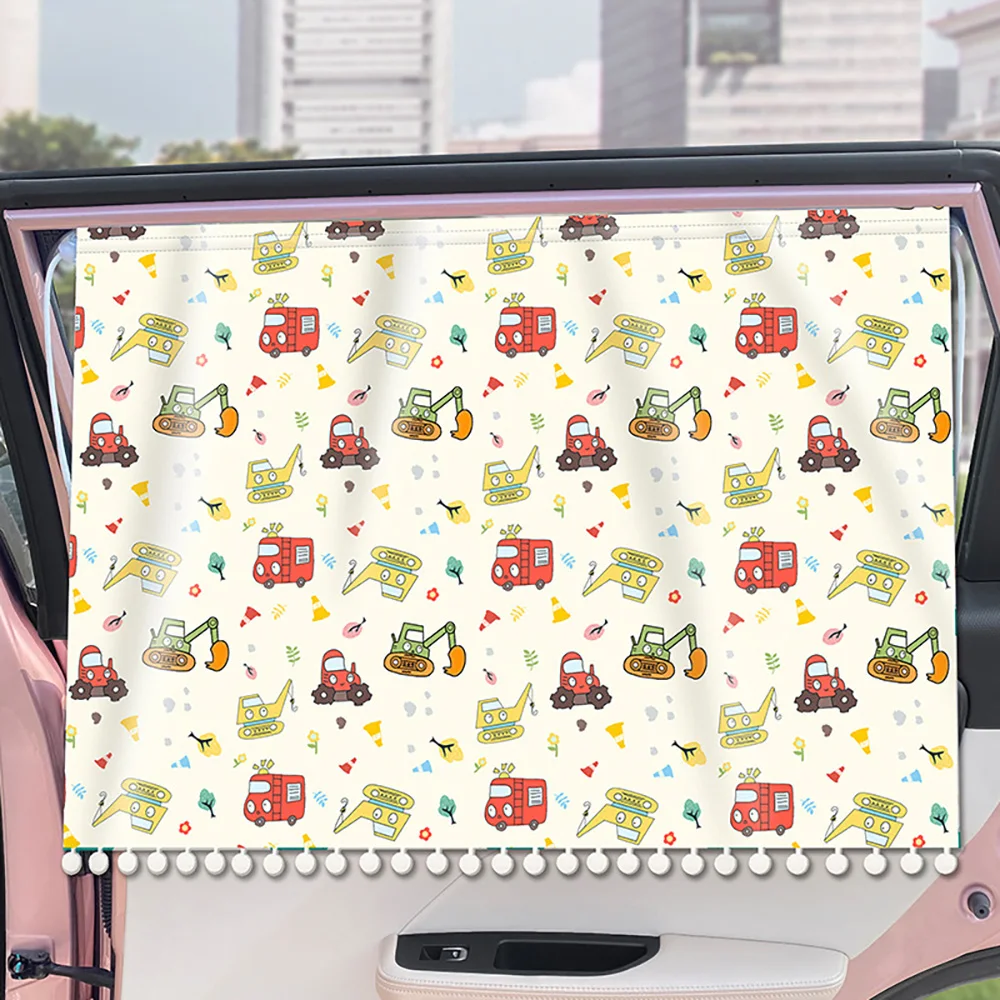 Cortina parasol universal para coche – Protege del sol al bebé - imagen 2