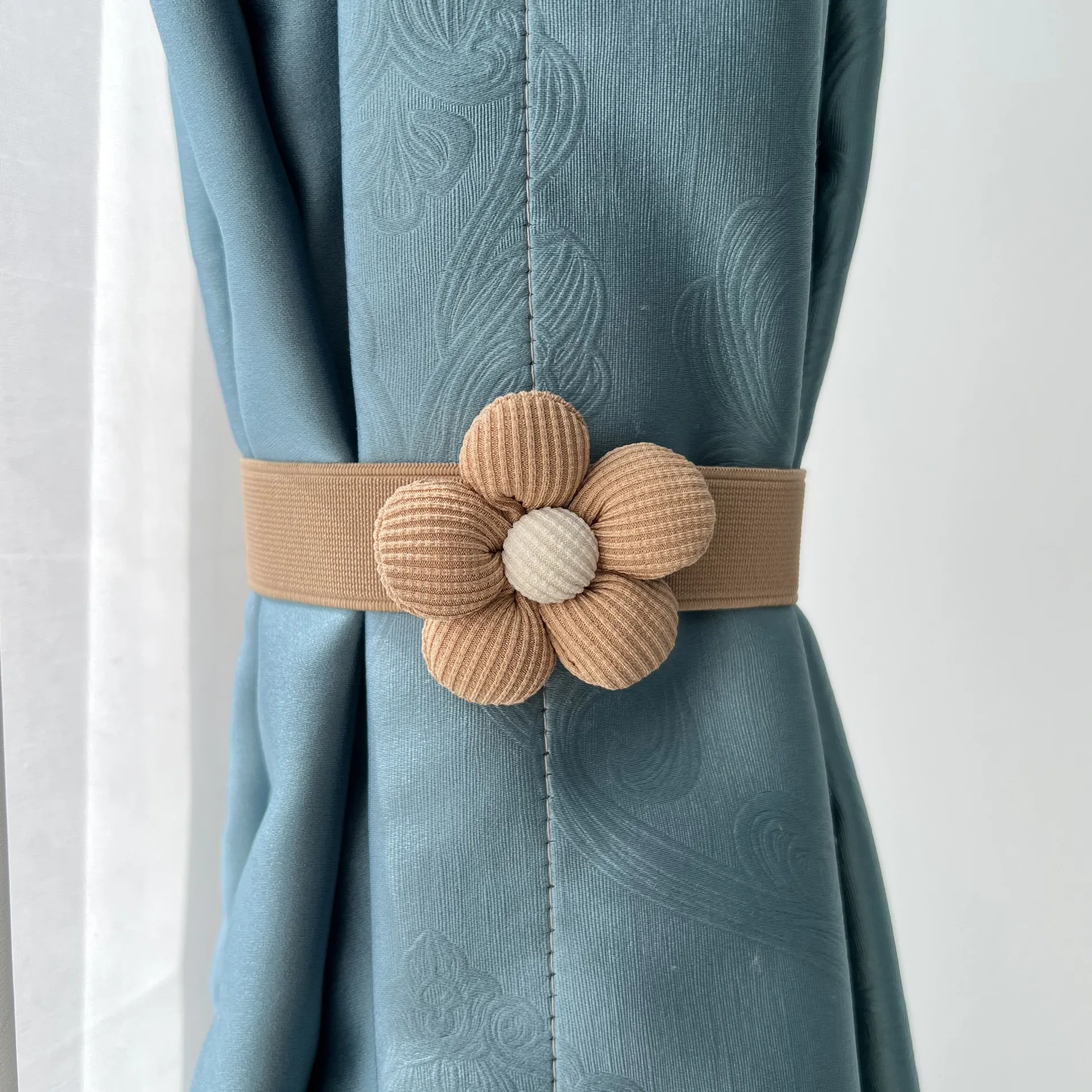Khaki Fabric Flower