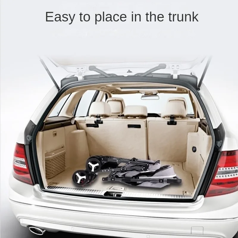 Cochecito de bebé gemelo portátil multifuncional, cochecito de bebé gemelo, respaldo ajustable, desmontable, bidireccional, plegable - imagen 2