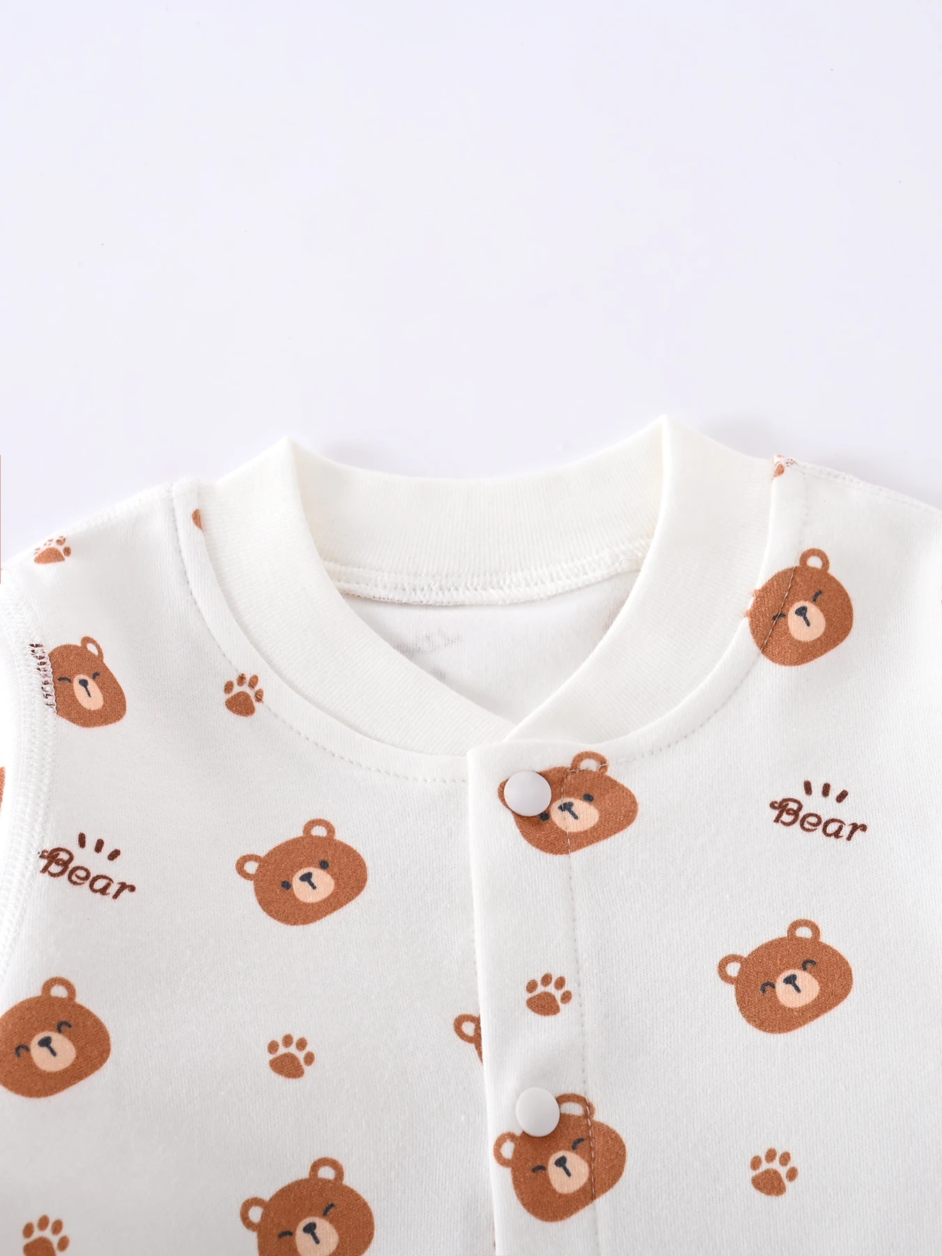 Somenie-Pelele de manga larga para recién nacido, mono de algodón puro para bebé, mono fino con estampado de moda infantil para temporadas de 1-3-6-9M - imagen 3