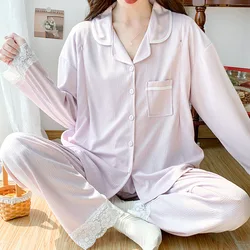 Pijama maternidad manga larga para embarazadas – Lactancia otoño