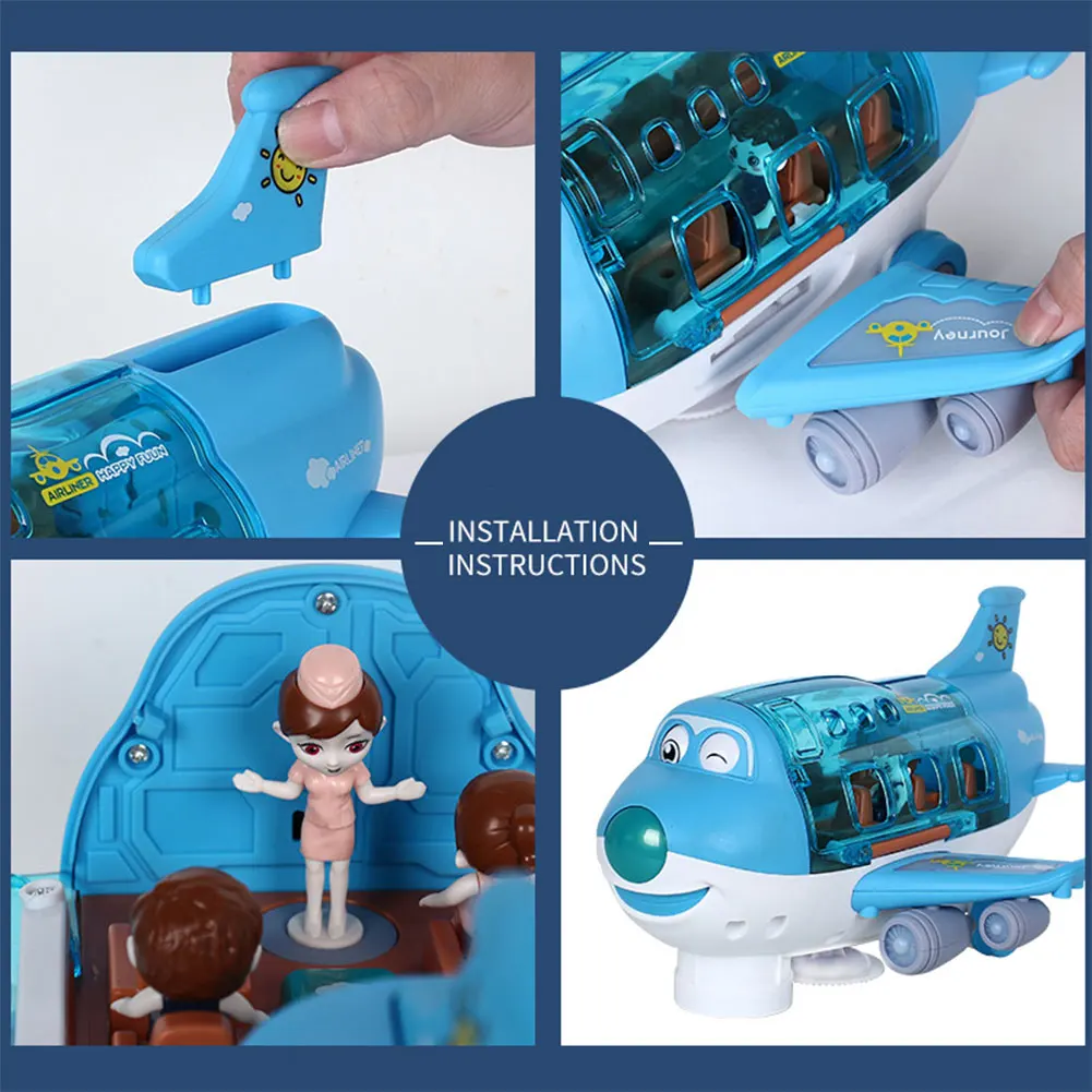 Avión musical transformable 2 en 1 para niños - imagen 3