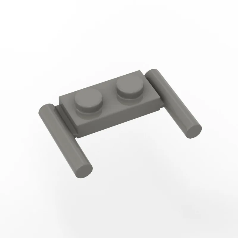 200 Uds. MOC Compatible ensambla partículas 3839 placa modificada 1x2 con manijas de barra piezas de bloques de construcción DIY juego mental regalo - imagen 4