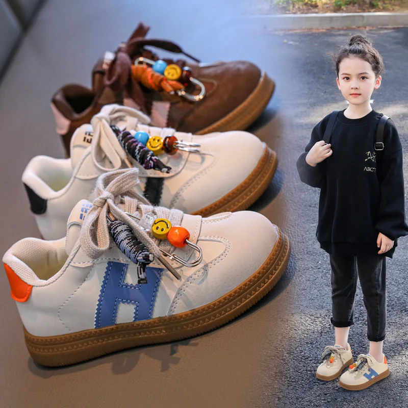 2025 zapatillas de deporte para niños, zapatos informales de suela suave antideslizantes para niñas, zapatos bajos y cómodos, Size26-36