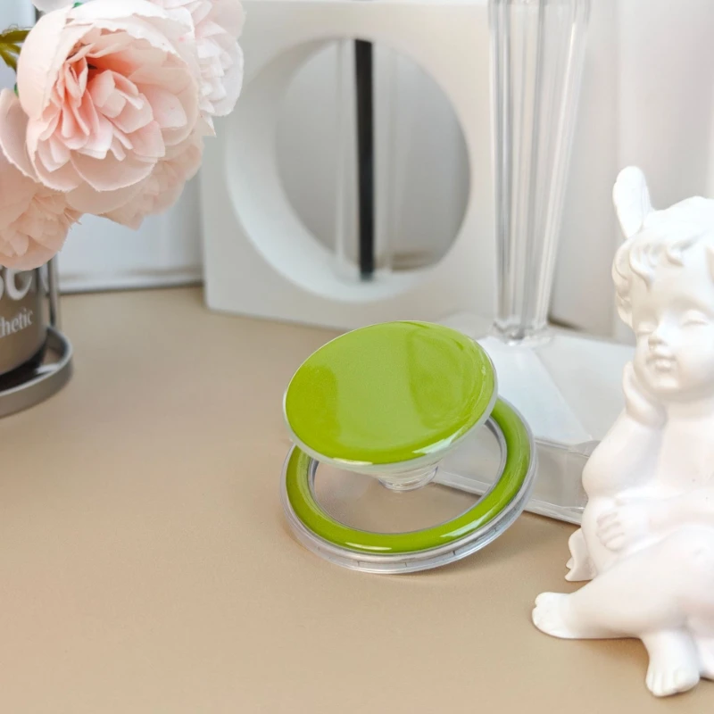 Soporte de agarre para teléfono plegable doble magnético para MagSafe – 360 °   ¡Anillo de dedo giratorio! Soporte portátil para escritorio y automóvil - imagen 5