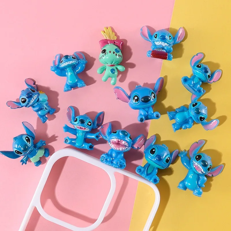 12 unids/set MINI Stitch Anime figuras muñecas 3CM dibujos animados Lilo y Stitch figuras de acción juguetes de modelos coleccionables - imagen 5