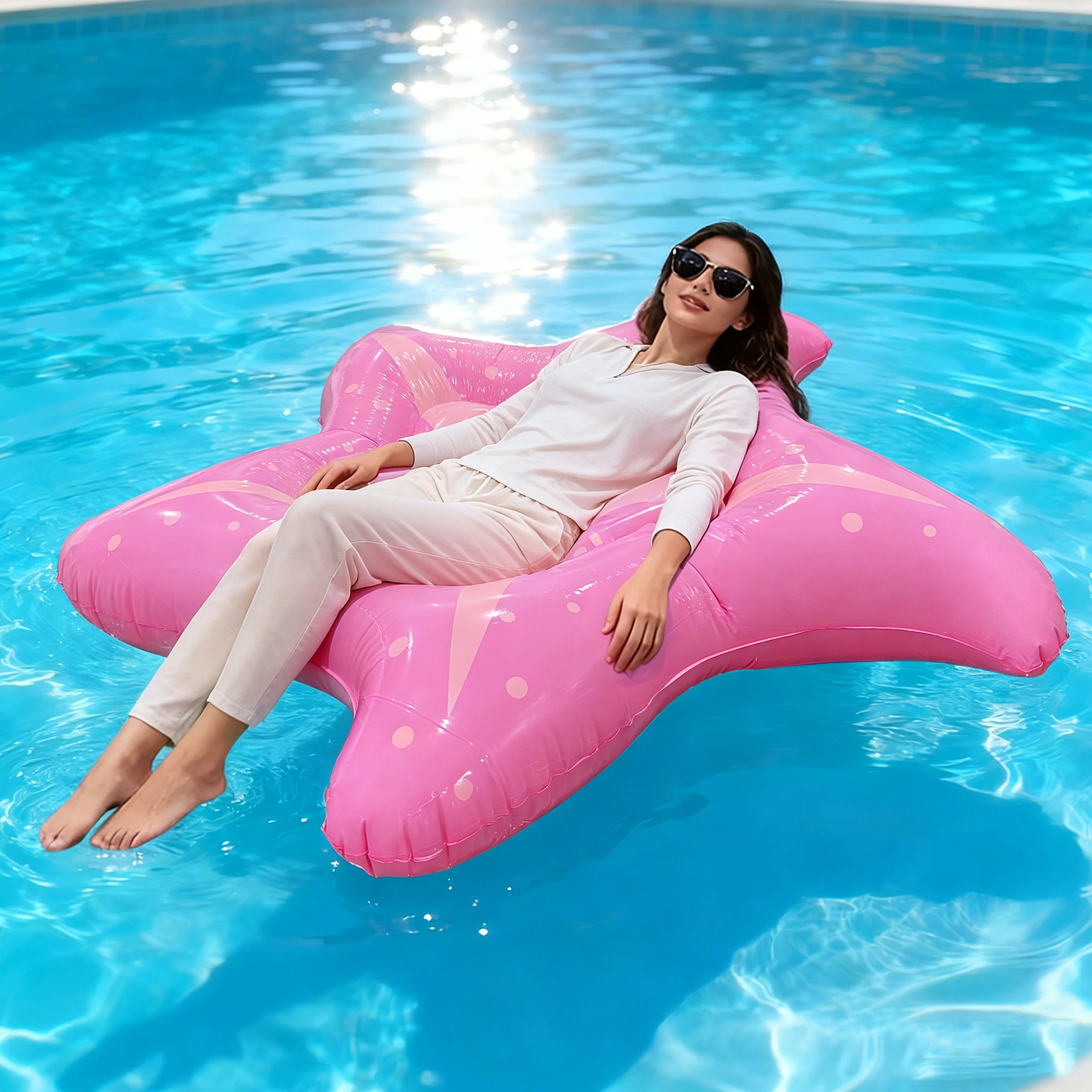 Silla flotante inflable para bebé – asiento cómodo piscina y playa - imagen 5