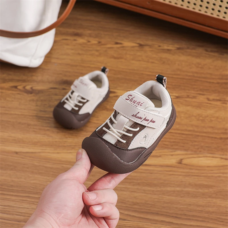 Zapatos informales para niños y niñas, zapatillas de deporte para primavera y otoño, zapatos de exterior antideslizantes de suela blanda, zapatos para niños pequeños - imagen 4