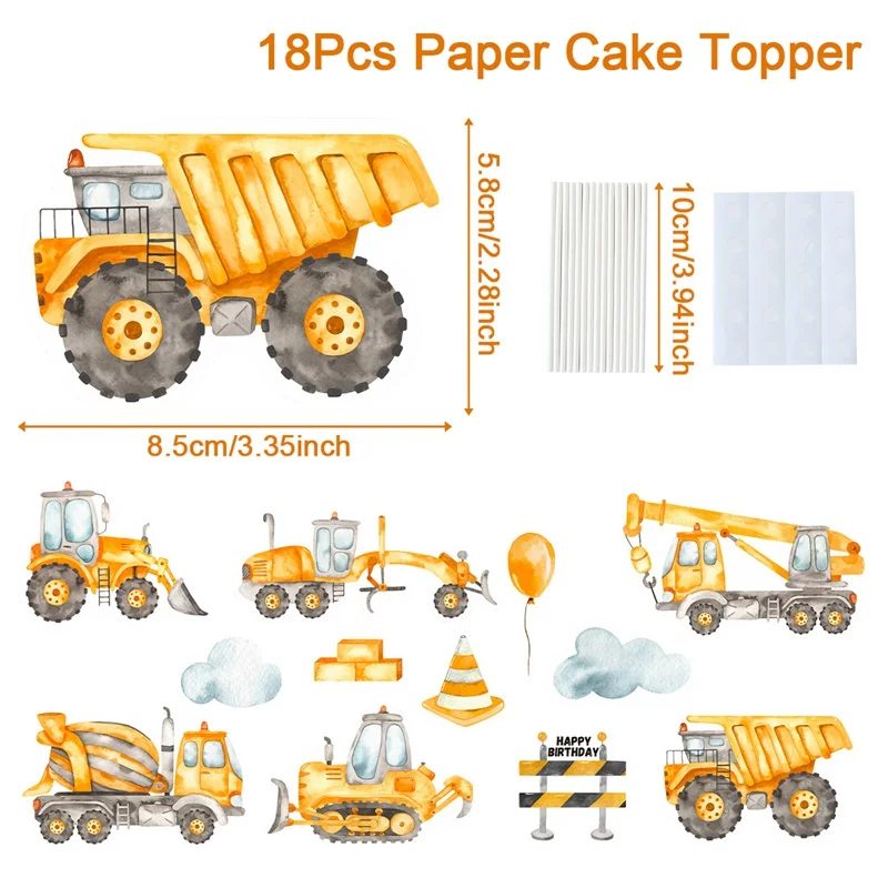 18pcs cake topper