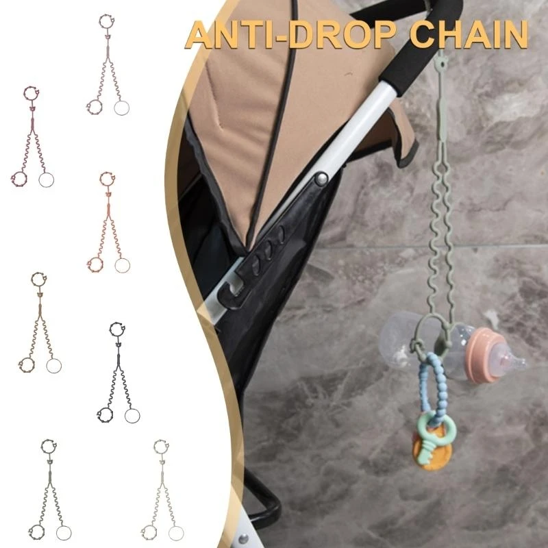 Taza y chupete silicona M76C para mantener bebé conveniente 2 en 1, taza para bebé y cordones juguete silicona, - imagen 4