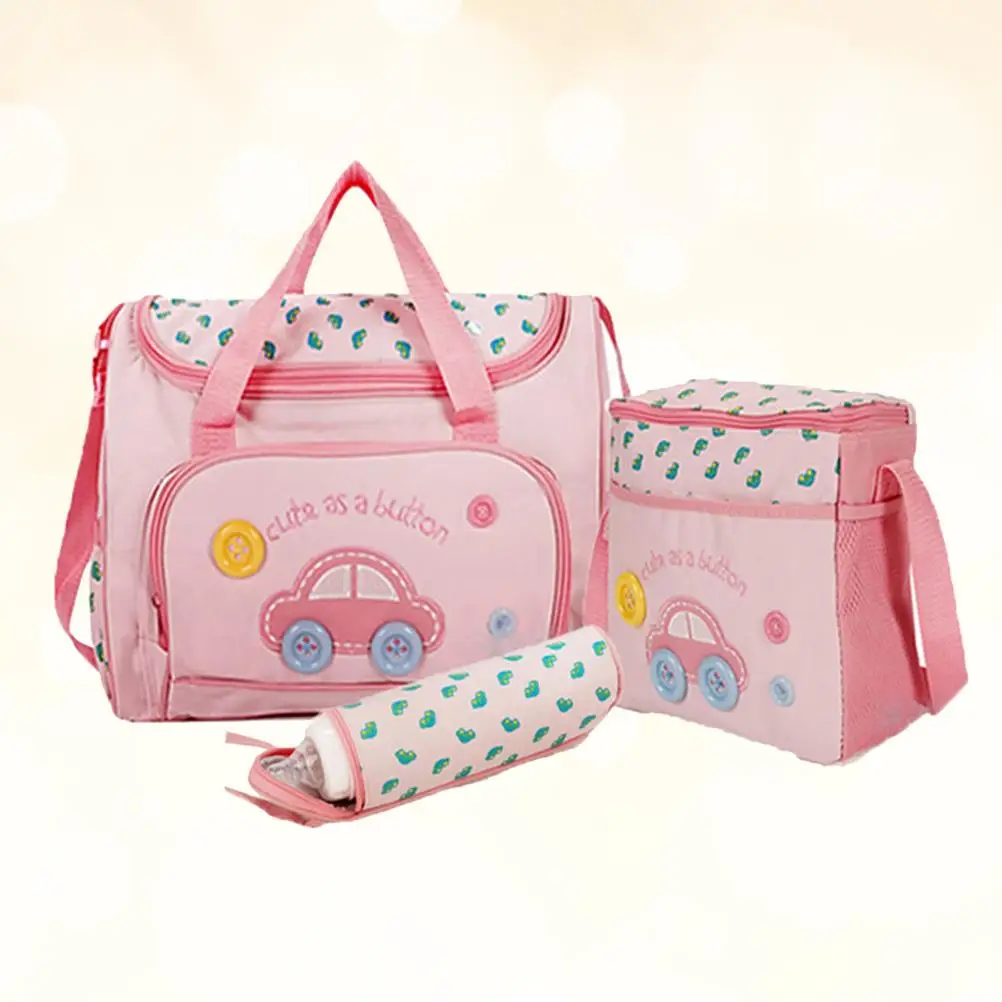 Conjunto de bolsa de pañales de gran capacidad, bolso de lactancia para bebé, bandolera, artículos esenciales para el parque de salida para padres - imagen 2