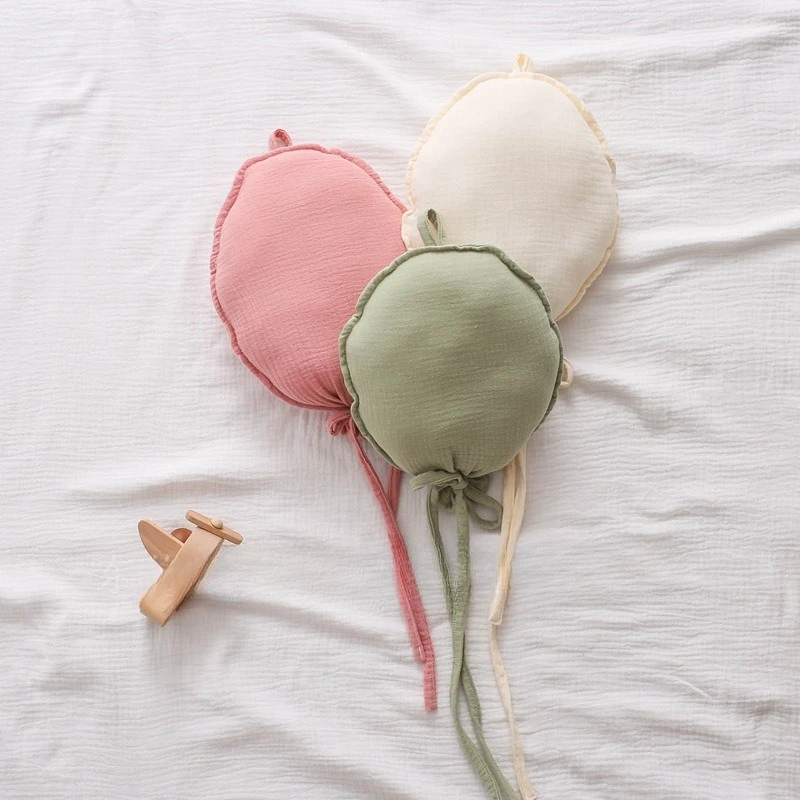 Globos decorativos de fondo de cumpleaños de bebé estilo Ins, colgadores de globos de tela minimalistas, lindos accesorios fotográficos para celebración de recién nacidos - imagen 3