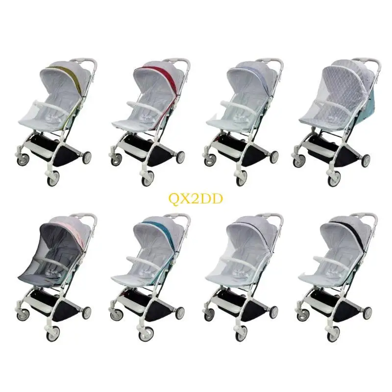 QX2D Cobertura Completa Cochecitos bebé Red contra Insectos para portabebés Cochecito Cochecito Universal Cubierta Red - imagen 2