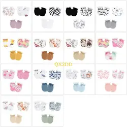 QX2D 3 par mano mano mano para niños dibujos para bebés guantes transpirables