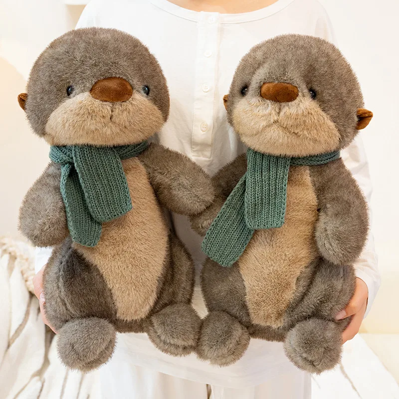 Bufanda de peluche de nutria para bebé – Suave y divertida - imagen 5