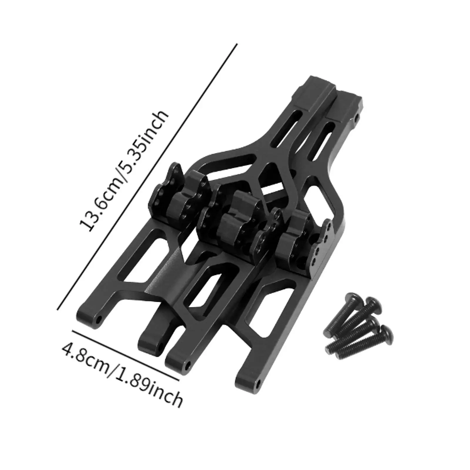 2Pcs 1/8 Scale RC Car Upgrades Part High Strength Reliable Replacement High Performance Front Rear Lower Suspension Arms