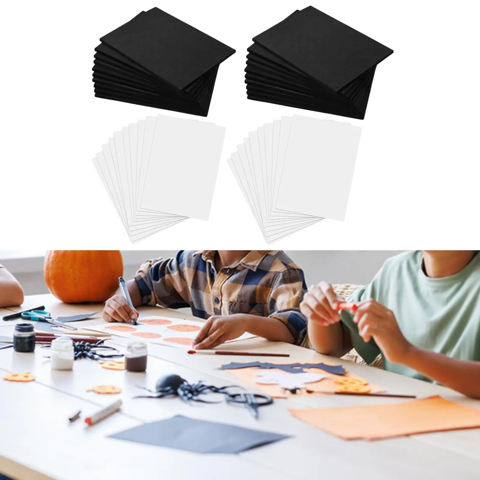 10Pcs EVA Foam Sheets DIY Handmade Model Making Material Sound Absorption Craft Foam Sheets for Arts Crafts Cosplay Modeling