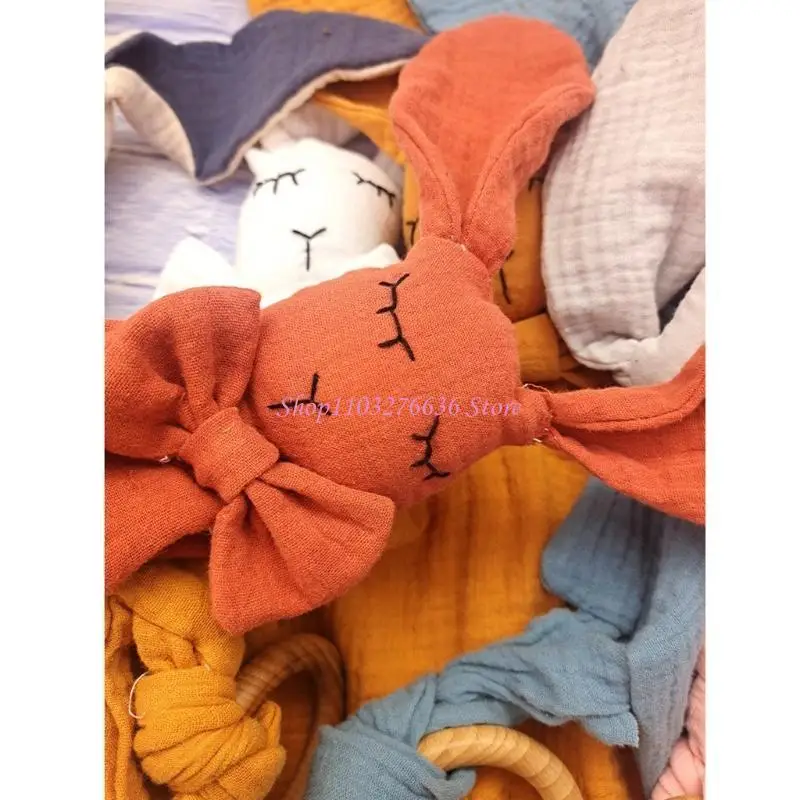 Toalla capucha conejo Bebé – Algodón suave absorbente - imagen 3