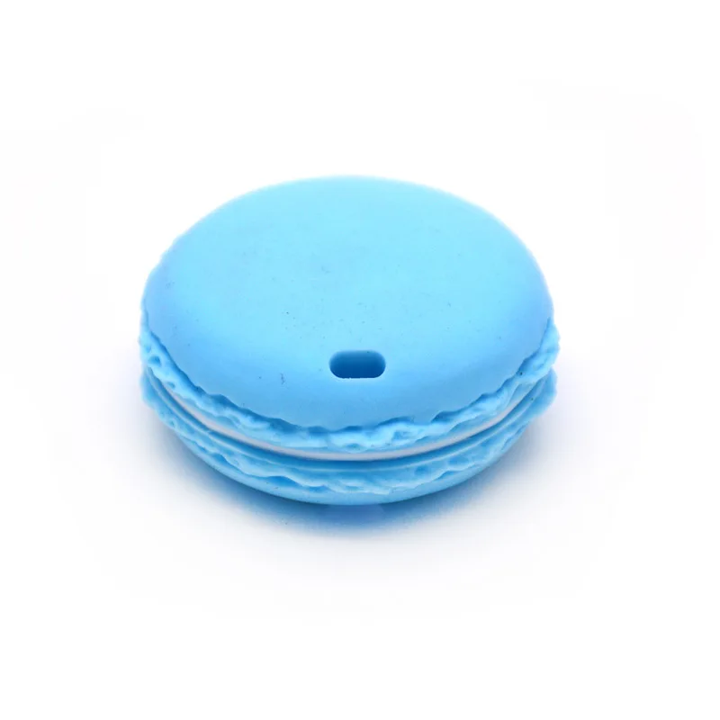 Juguete de mordedor de silicona de grado alimenticio para bebé, artículos de dentición, Chewbeads, collar de mascar DIY, cadena de chupete, colgante, juguetes sensoriales - imagen 5