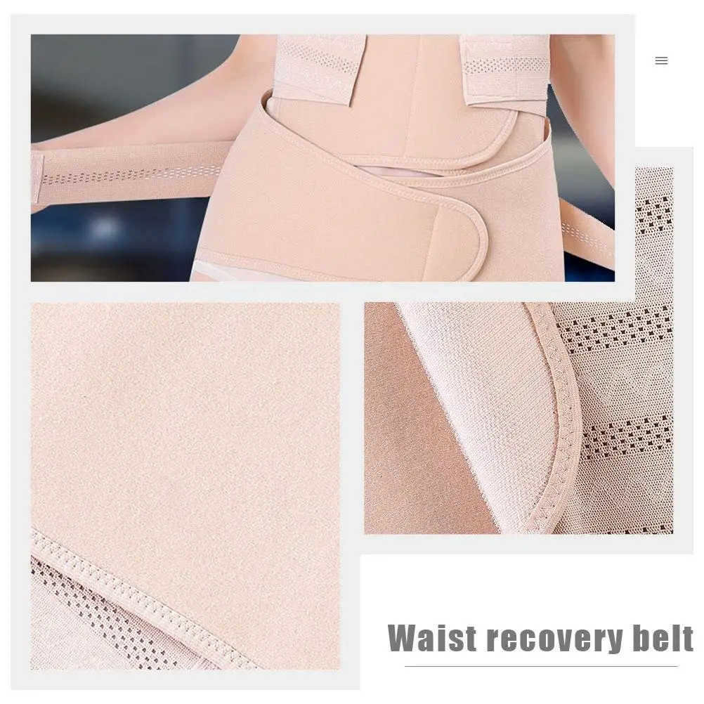 Cinturón para el vientre posparto, faja Abdominal, resistente al desgaste, ligero, elástico, diseño Flexible, 3 uds. - imagen 2