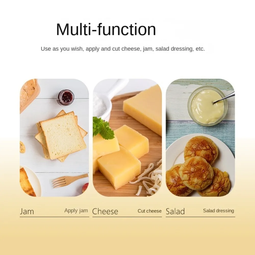 Cuchillo de queso de acero inoxidable, crema al horno, pan, pastel, cortador de queso, barra, mantequilla, cuchillo para queso - imagen 4