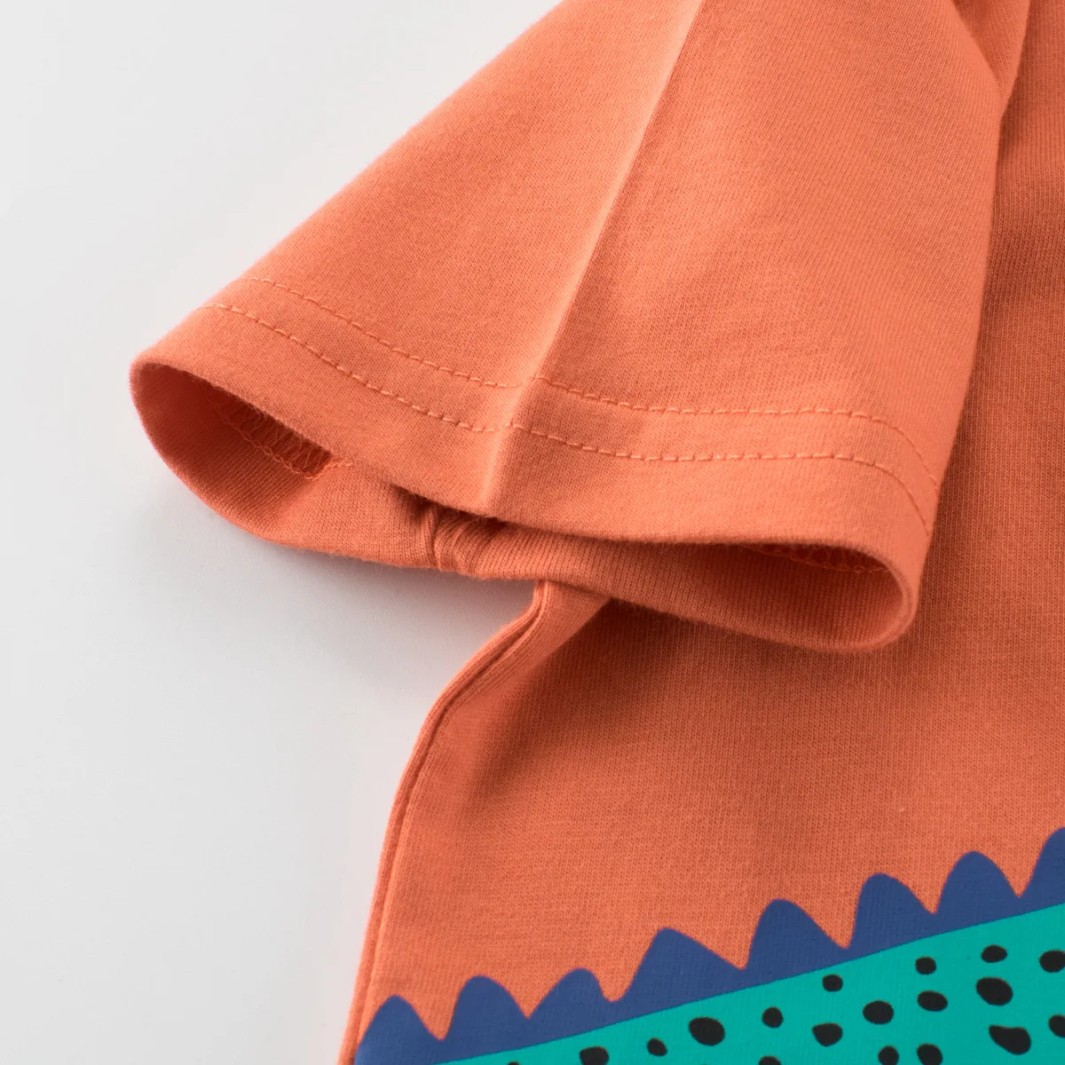 Camiseta de manga corta de verano para niños con estampado infantil - imagen 4