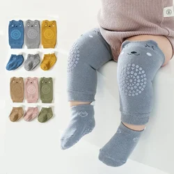 Calcetines antideslizantes hasta la rodilla para bebé con almohadillas