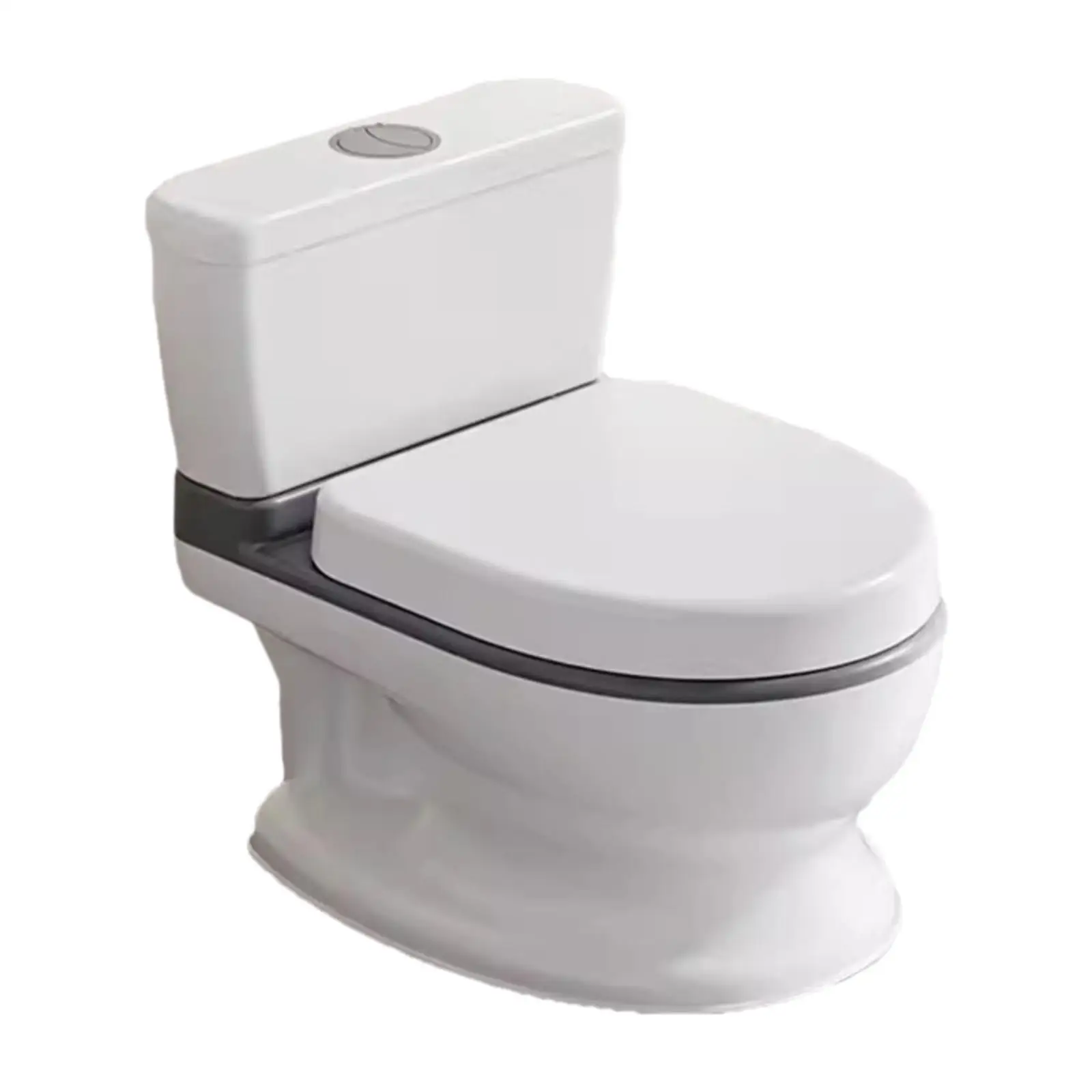 Orinal para niños, asiento de entrenamiento de simulación de inodoro con música, cómoda silla antideslizante para aprendizaje de inodoro de niños pequeños - imagen 2