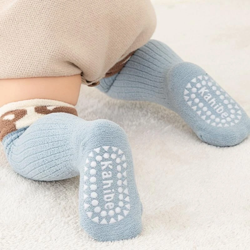 M76C Calcetines hasta rodilla para bebé, calcetines por encima rodilla para niños y niñas 0 a 3 años, calcetines - imagen 3