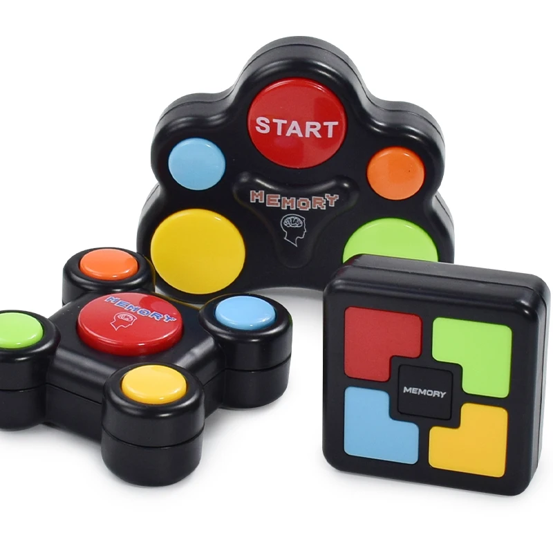 Máquina de juego de memoria educativa con luces, juguete con sonidos, juego interactivo, máquina de juego de entrenamiento de memoria, Juguetes Divertidos para niños - imagen 2