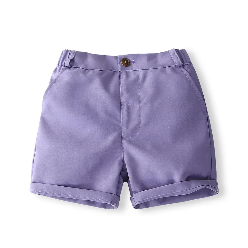 BC150 Conjunto veraniego para niños: tops y shorts con lazo floral - imagen 5