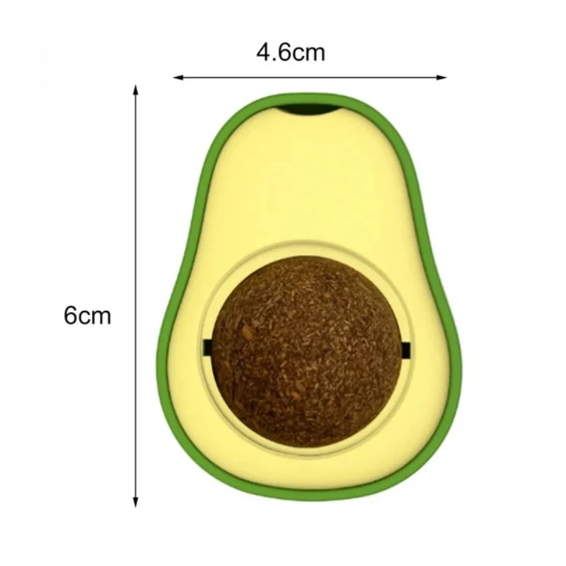 Bola de hierba gatera con limpiador dental de menta para gatos - imagen 2