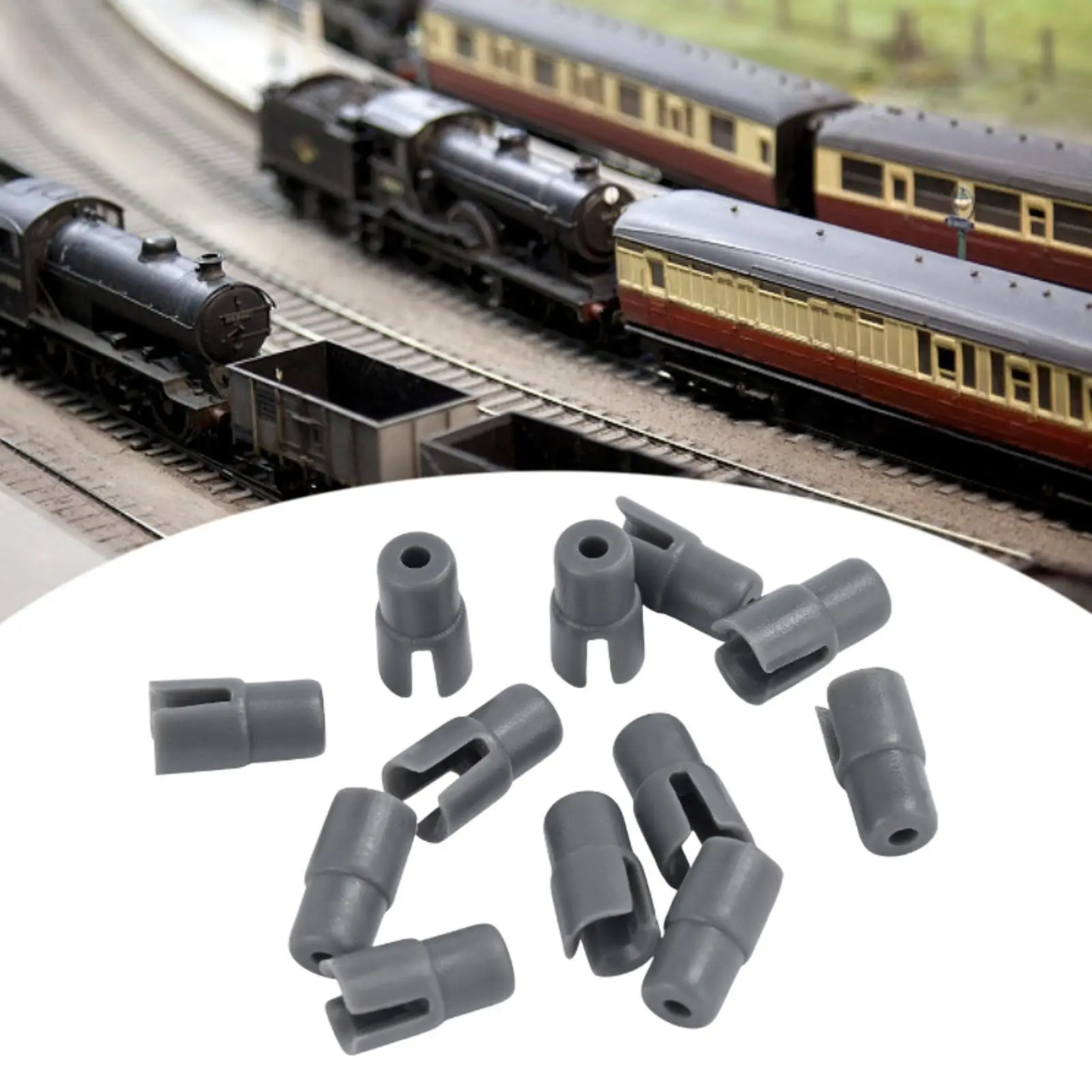 12 Pieces 1/87 HO Scale Shaft Coupler for Trains Model Railways DIY Modified